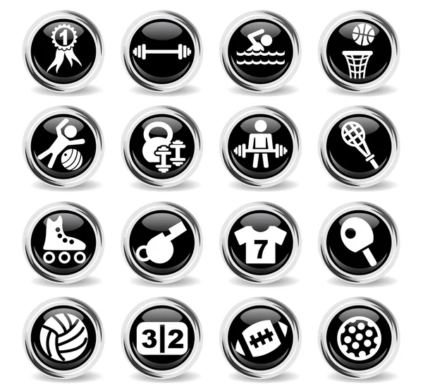 Spor Icon set — Stok Vektör