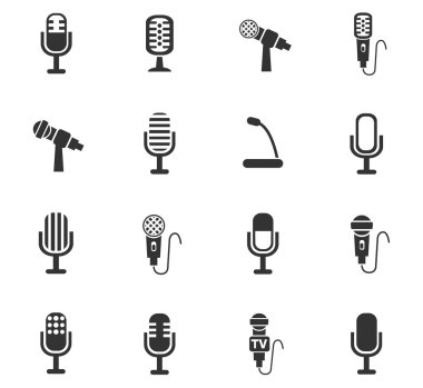 mikrofon Icon set