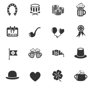 St patrick günü Icon set