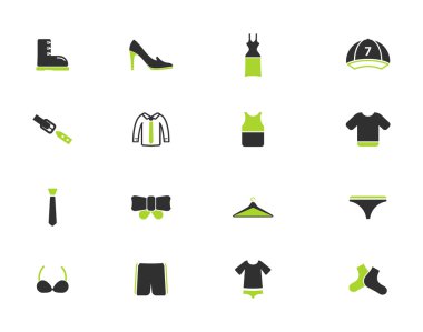 Sadece simgeleri elbise