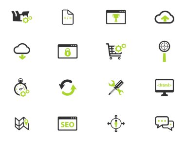 SEO ve geliştirme sadece simgeleri
