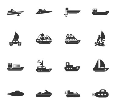 su taşıma Icon set