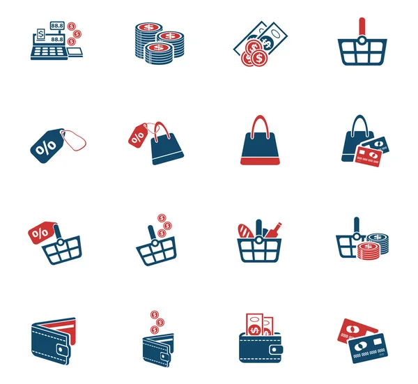 Marketing and e-commerce icon set — Stock Vector