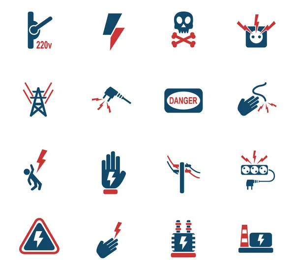 yüksek gerilim Icon set