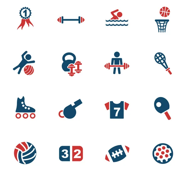 Spor Icon set — Stok Vektör