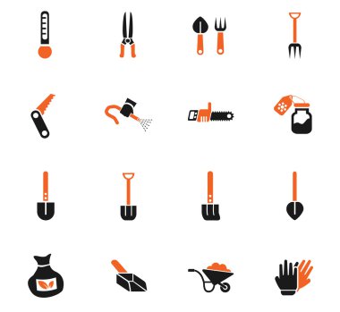 Bahçe aletleri Icon set