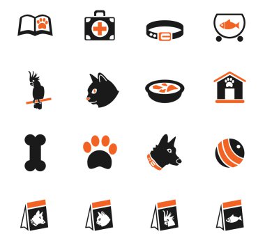 Evcil hayvan Icon set için ürünler
