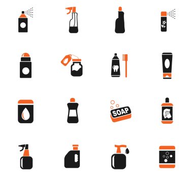 ev Kimyasalları Icon set