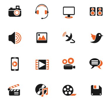 Medya Icon set