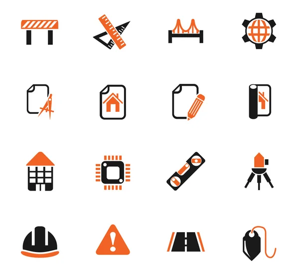 Mühendislik Icon set — Stok Vektör