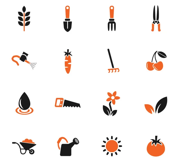 Gardening icon set — Stock Vector