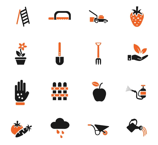 Gardening icon set — Stock Vector