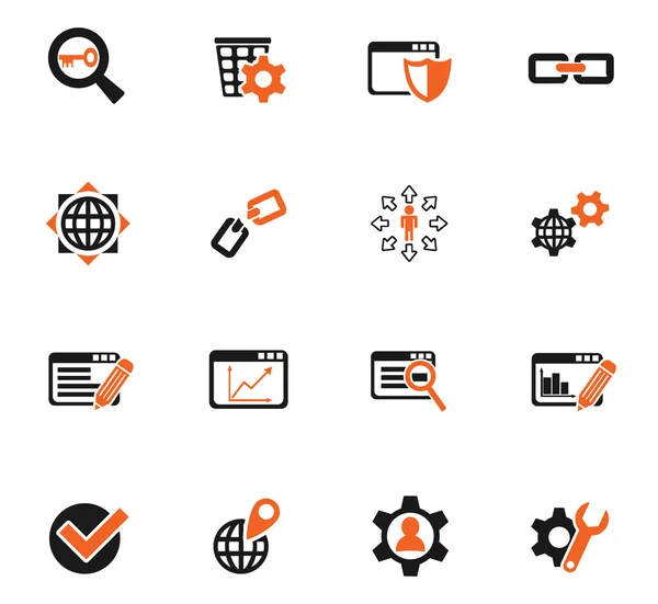 SEO ve geliştirme Icon set