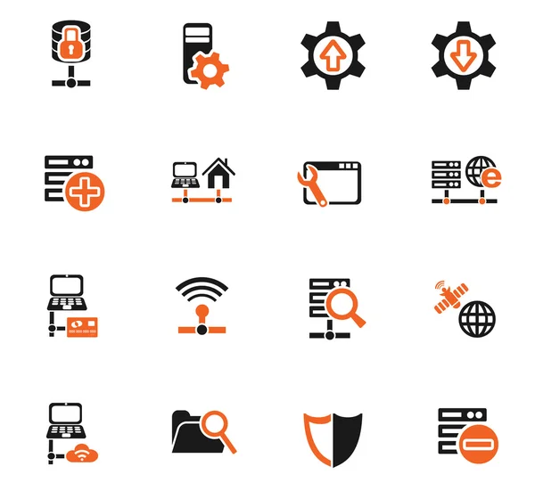 Server Icon set — Stok Vektör