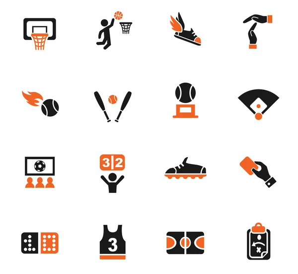 Spor Icon set — Stok Vektör