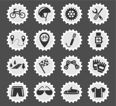 Bisiklet Icon set
