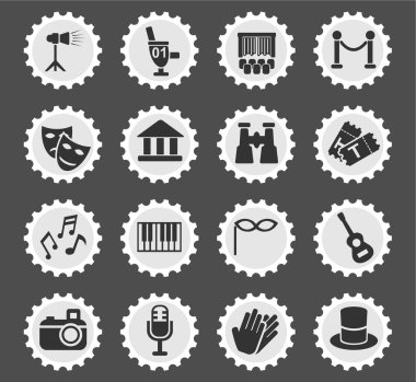 Tiyatro Icon set