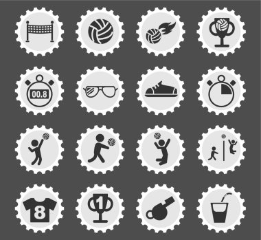 Voleybol Icon set