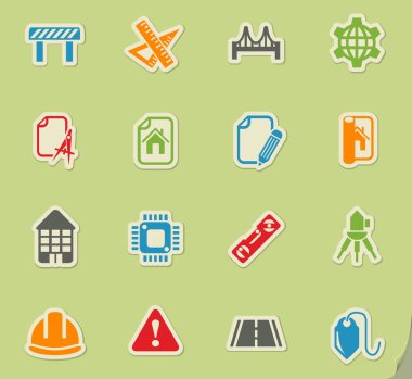 Mühendislik Icon set