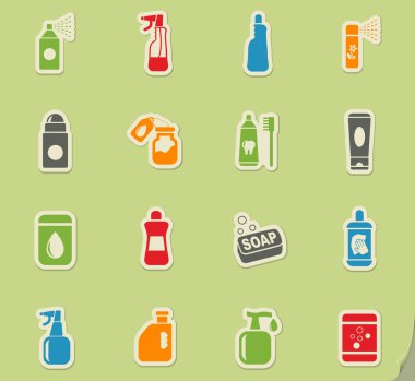 ev Kimyasalları Icon set