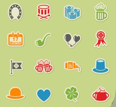 St patrick günü Icon set