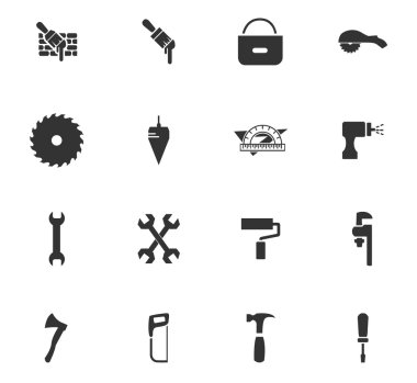 İş araçları Icons set