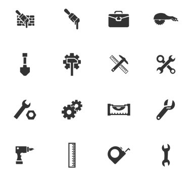 İş araçları Icons set