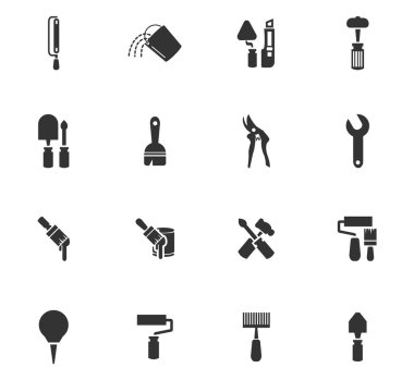 İş araçları Icons set