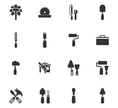 İş araçları Icons set