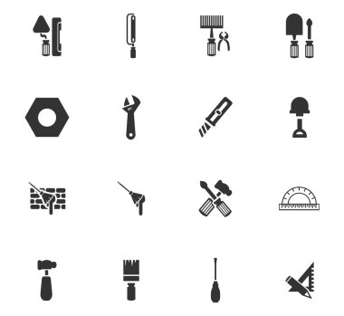 İş araçları Icons set
