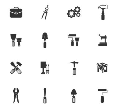 İş araçları Icons set