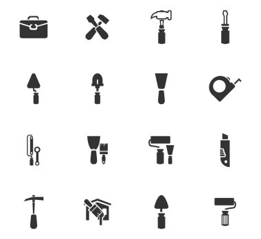 İş araçları Icons set
