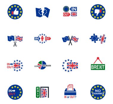 vector symbol of brexit clipart