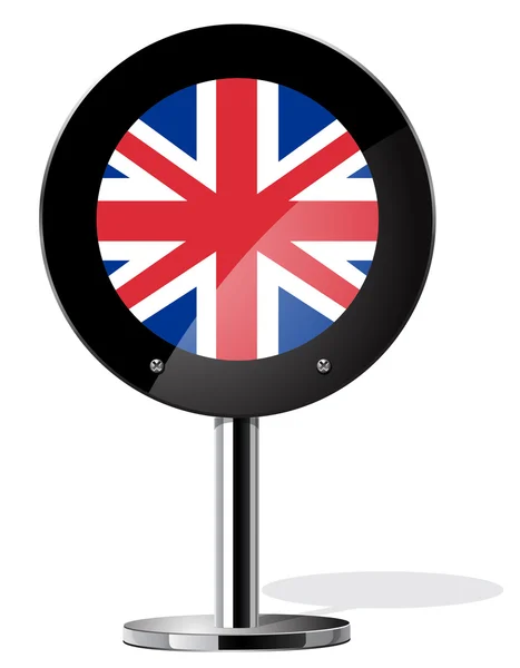 Iconos de concepto de signo británico — Vector de stock