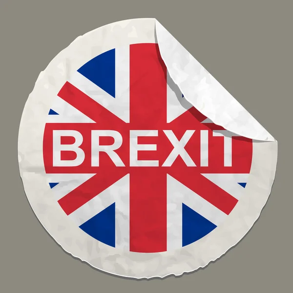 Brexit brittisk folkomröstning konceptet ikoner — Stock vektor