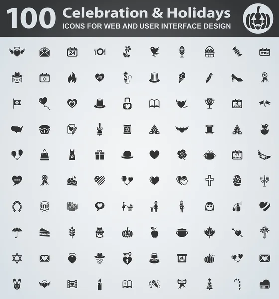 Celebración y días festivos — Vector de stock