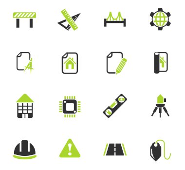 Mühendislik Icon set