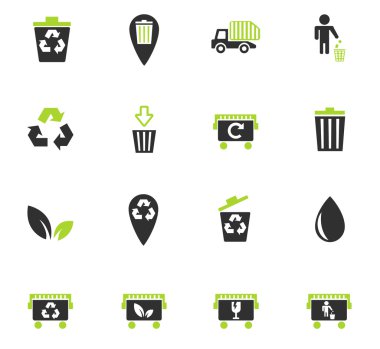 çöp Icon set