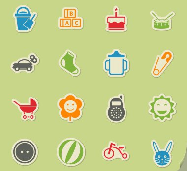 Bebek simge seti