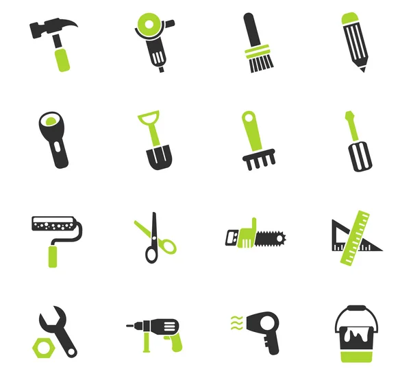 Juego de iconos de herramientas de trabajo — Vector de stock