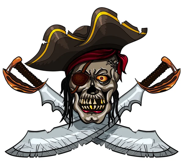 Korsan kafatası ve çapraz kılıç