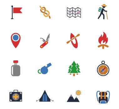 Günün skouts Icon set