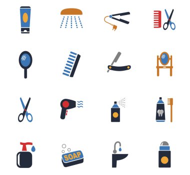 kişisel bakım Icon set