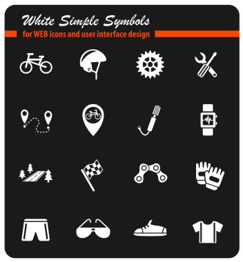Bisiklet Icon set