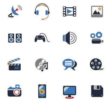 Medya Icon set
