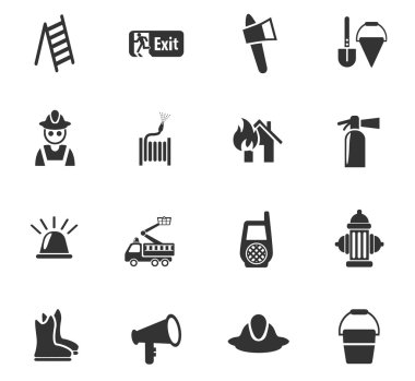 İtfaiye Icon set