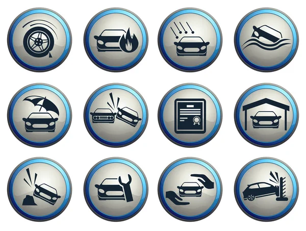 Auto service pictogrammen — Stockvector