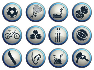 spor ekipmanları sembolleri