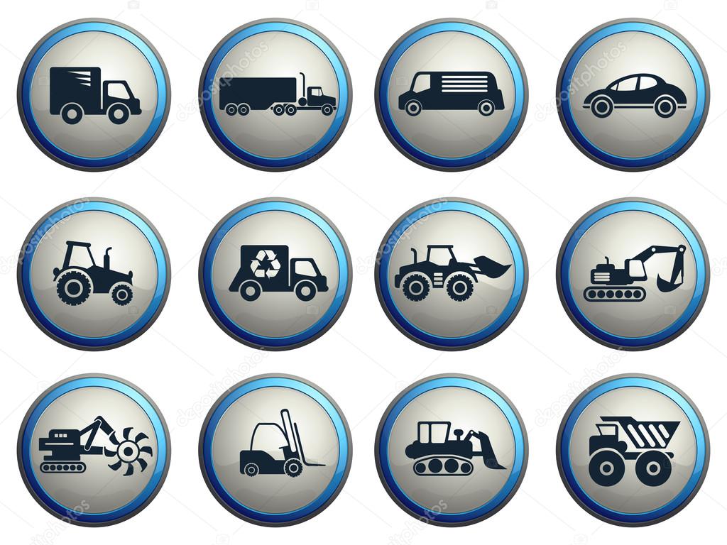 Symbols of Transportation & Loading Machines