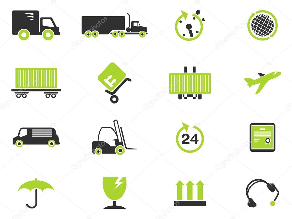 Cargo shipping symbols